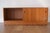 1970s Vintage Danish Modern Teak Credenza With Vinyl Record Storage on Plinth Base For Sale - Image 5 of 14