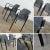 Vintage Modern Armchairs Herman Miller Chrome & Black Original Fabric, a Pair For Sale - Image 11 of 13
