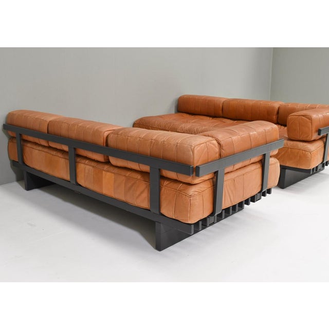 DS80 Daybed Sofas in Cognac Tan Leather from De Sede, Switzerland, 1970s, Set of 2 For Sale - Image 17 of 18
