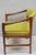 Vintage Ray Zimmerman for Dux Sculpted Walnut Green Vinyl Club Lounge Arm Chair For Sale - Image 16 of 18