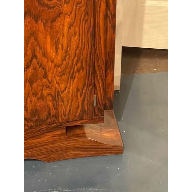 Early 20th Century Period French Art Deco Rosewood Bar Cabinet For Sale - Image 5 of 7