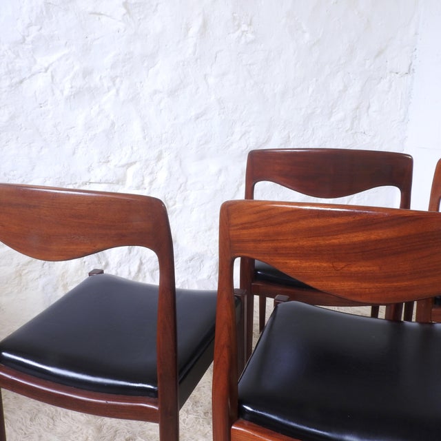 Scandinavian Style Dining Chairs, France, 1960s, Set of 4 For Sale - Image 12 of 17