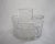English 50's Era Polish Cut Crystal Basket For Sale - Image 3 of 7