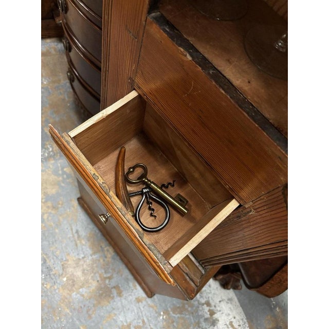 Georgian Pine Grandfather Clock For Sale - Image 5 of 18