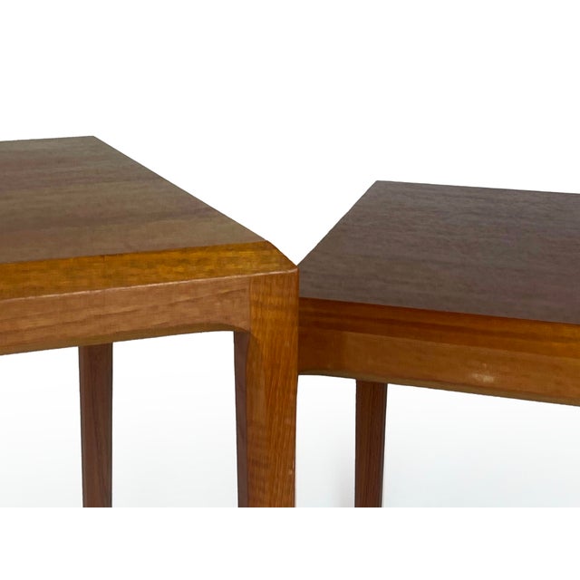 Vintage Danish Teak Side Tables by Johannes Andersen, 1960s, Set of 2 For Sale - Image 9 of 13