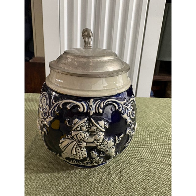 German Stoneware Beer Stein by Reinhold Merkelback "3081", Mid-20th Century For Sale - Image 4 of 6