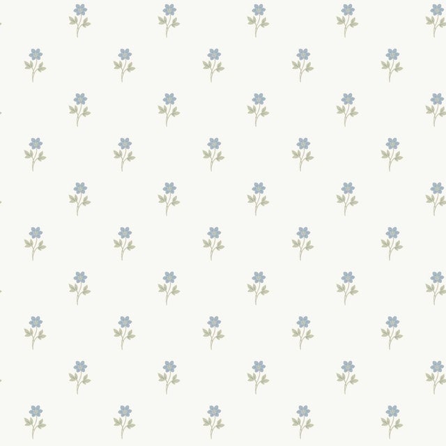 Anemone By Boråstapeter Wallcovering In Blue For Sale
