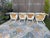 Hollywood Regency Set of 4 Vintage Hollywood Regency Henri Link Style Chairs For Sale - Image 4 of 8