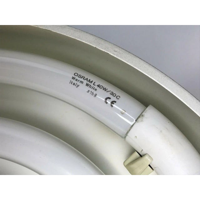 Mid-Century Space Age Ceiling Pendant Lamp in Metal For Sale - Image 9 of 11