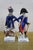 Antique Sitzendorf Voigt Brothers Porcelain Napoleonic Soldier Figurines 8" For Sale - Image 6 of 15