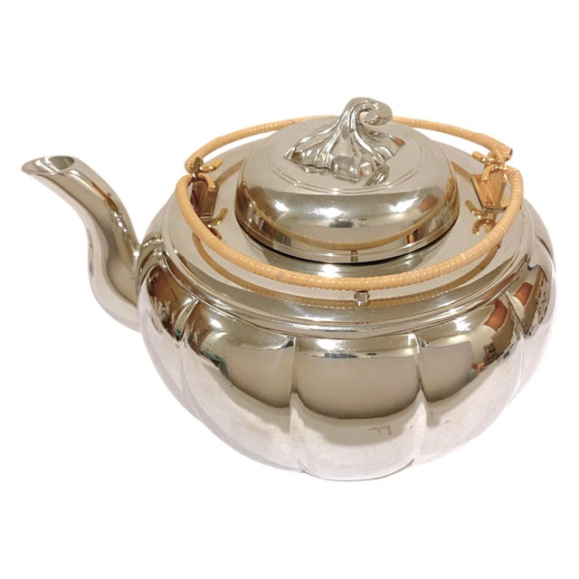 Late 20th Century Royal Selangor Melon Pewter Teapot Large Collectible Malaysian Luxury Gift For Sale In San Francisco - Image 6 of 17