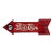 1980s Reproduction Pepsi Cola Soda Arrow-Shaped Metal Sign For Sale