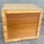 Wood Big Chic Wicker Wrapped Nightstand With Glass Top For Sale - Image 7 of 7
