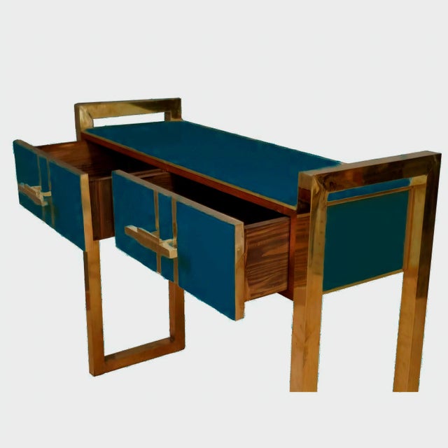 Contemporary Glass Console Table from Justfurnituress SRL For Sale - Image 3 of 4