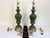 1960s Green Glass Column Lamps, Pair For Sale - Image 13 of 18