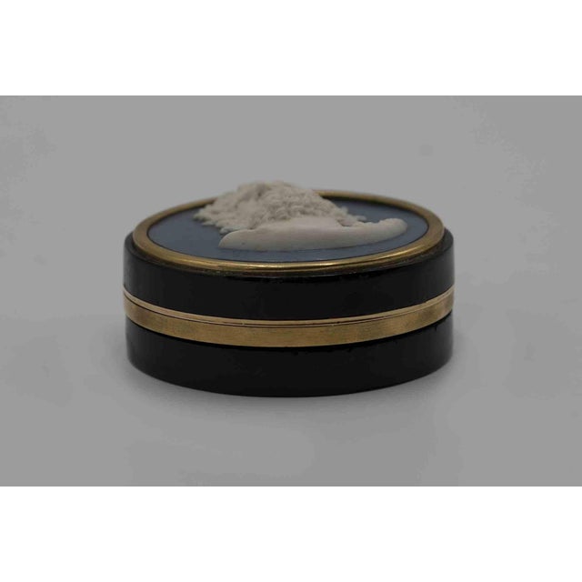 Vintage Box with Portrait, Late 19th Century For Sale - Image 3 of 5