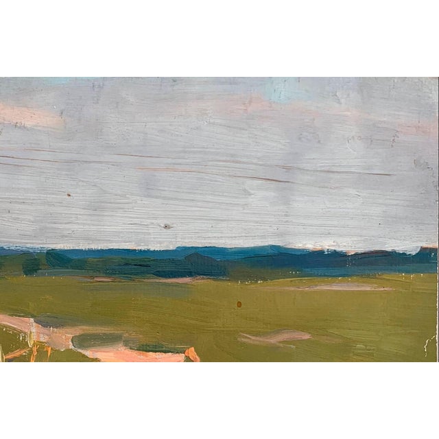 Realism Socialist Realism Oil Painting, Ukrainian Artist Sokolovsky, 1970s 28,5-43,5 For Sale - Image 3 of 6