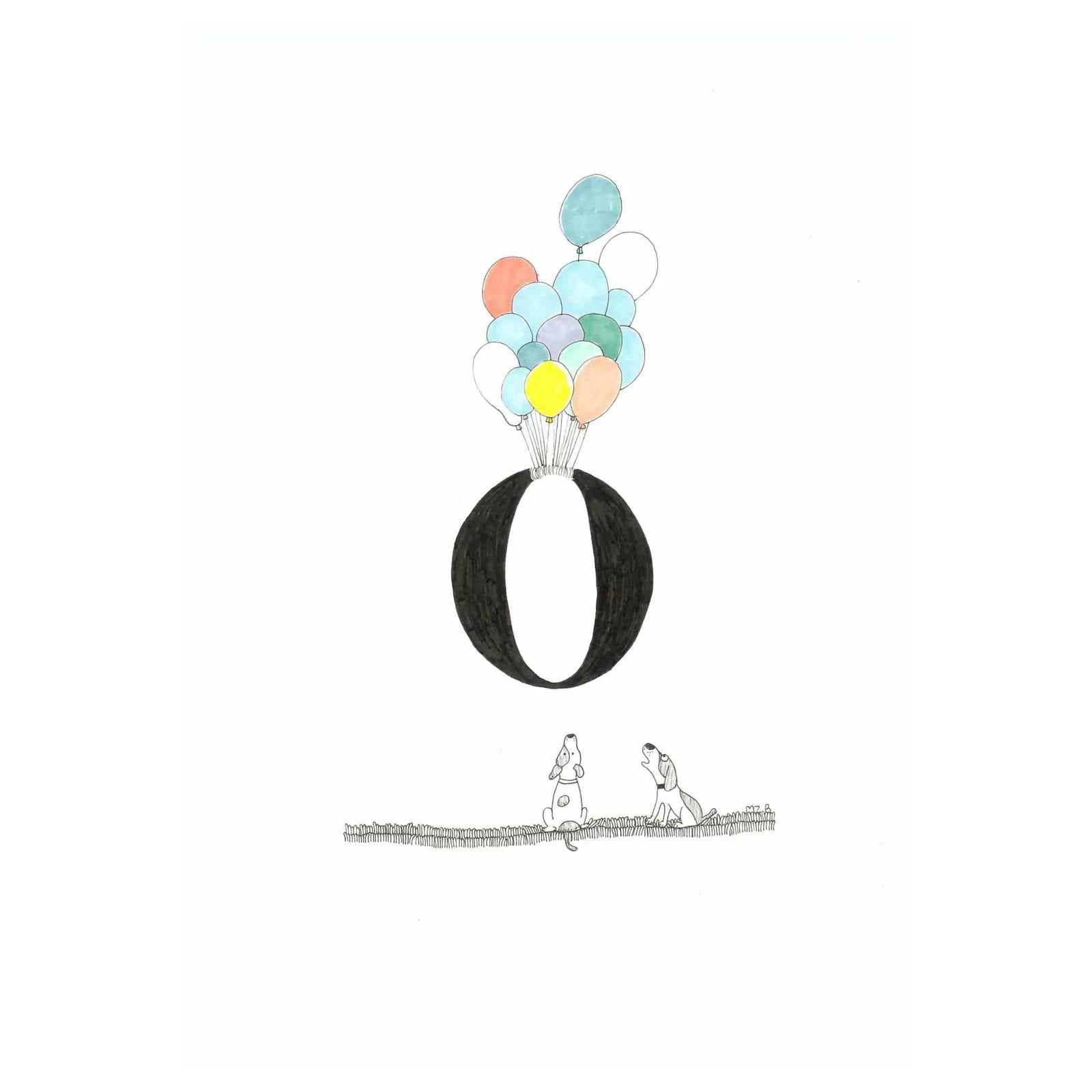 Maja Zalaszewska Rocca, Joyful Letters Villa Borghese, Ink on Paper ...