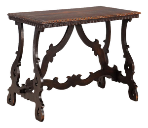 Small Walnut Refectory Table