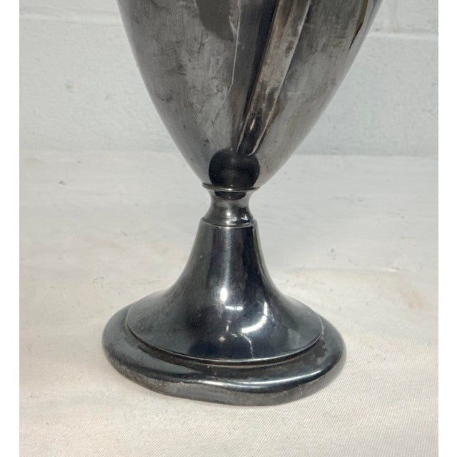 Antique 1928 Manchester 220 Yds Low Hurdle Track Meet Silverplate Trophy Award For Sale - Image 9 of 10