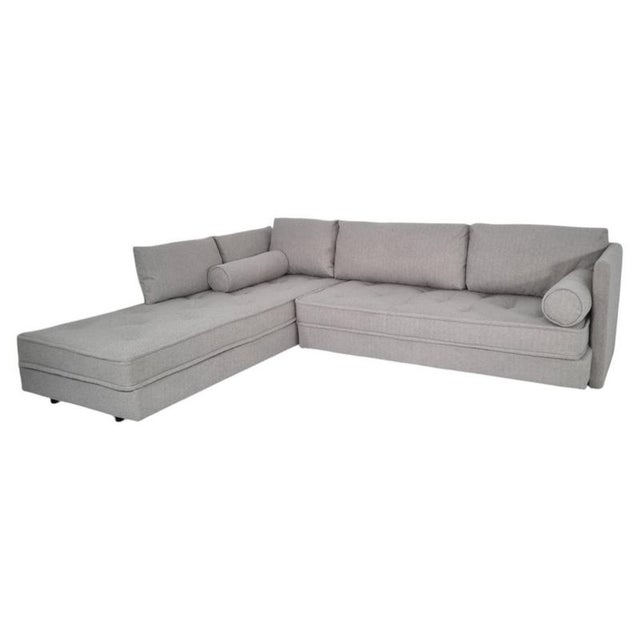 Nomade Grande L-Shaped Sofa in Soft Grey Bouclé from Ligne Roset For Sale - Image 7 of 7