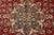 Najafabad Rug 11′ X 17’5” Red Wool Vintage Traditional Hand-Knotted Carpet For Sale In Philadelphia - Image 6 of 16