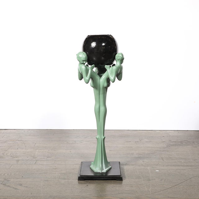 Art Deco Three Graces Smoker's Stand by Frankart For Sale - Image 15 of 18