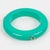 Christian Dior Christian Dior Bracelet Bangle Turquoise Acrylic and Silver Dior Logos For Sale - Image 4 of 7