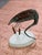 Aqua Vintage Metal Bird Sculpture For Sale - Image 8 of 9
