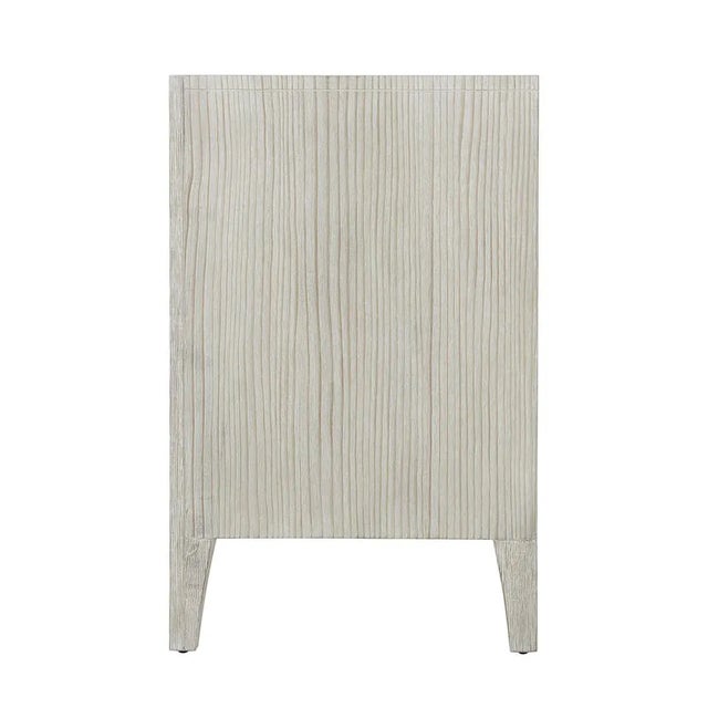 White Pair of White Modern Nightstands For Sale - Image 8 of 9