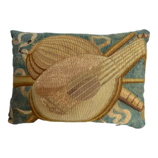 Antique Frnch Tapestry Pillow, 18th Century For Sale