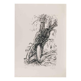 Giuseppe Mazzullo, Torture, 1960s, Lithograph For Sale