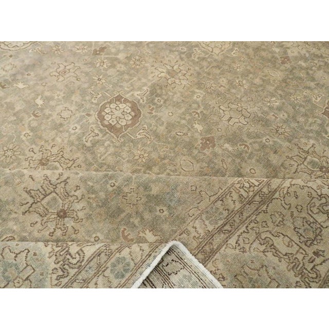 Galerie Shabab Collection Early 20th Century Persian Tabriz Carpet For Sale - Image 9 of 10