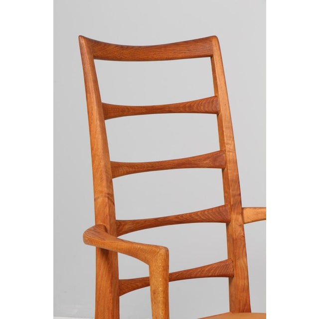 Wood Armchair Model Lis in Oak by Niels Koefoed, 1960s, Set of 2 For Sale - Image 7 of 10