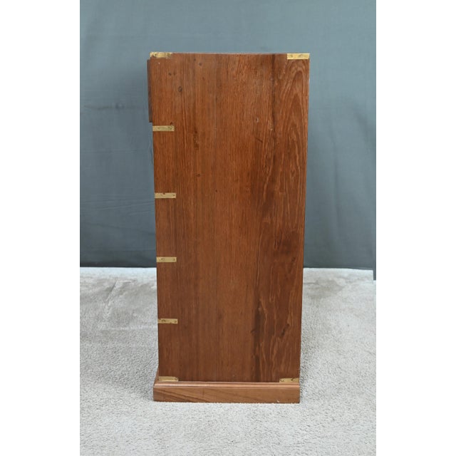 20th Century Teak Marine Chest of Drawers, India For Sale - Image 12 of 18