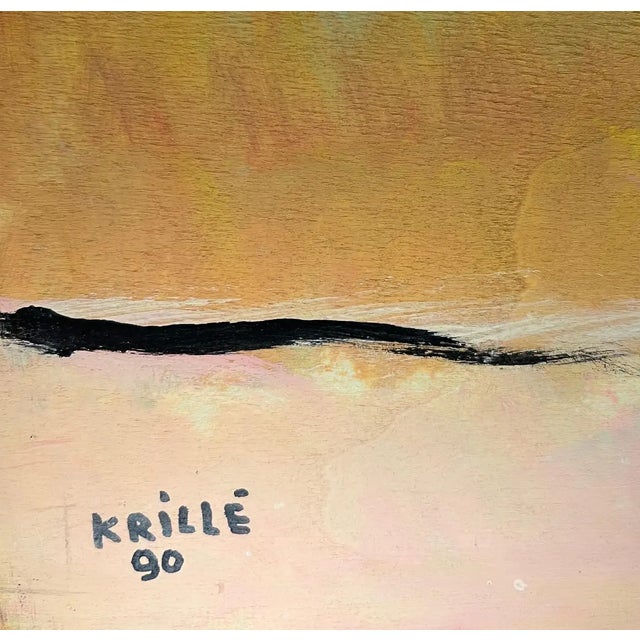 Jean Krillé’s paintings are known for their expressive use of color and dynamic, abstract forms, blending realism with...