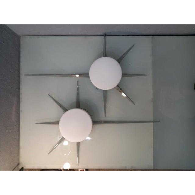Stella Cometa Wall Sconce in Chrome in the style of Gio Ponti For Sale - Image 13 of 15