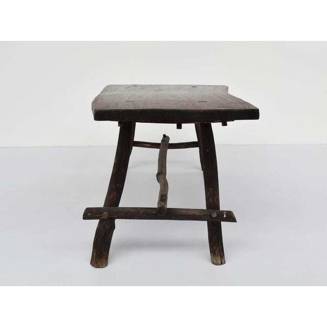 Vintage Brutalist Dining Table, 1969 For Sale - Image 4 of 5
