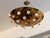 Glass Pair of French Golden Crystal Orb Pendants For Sale - Image 7 of 12