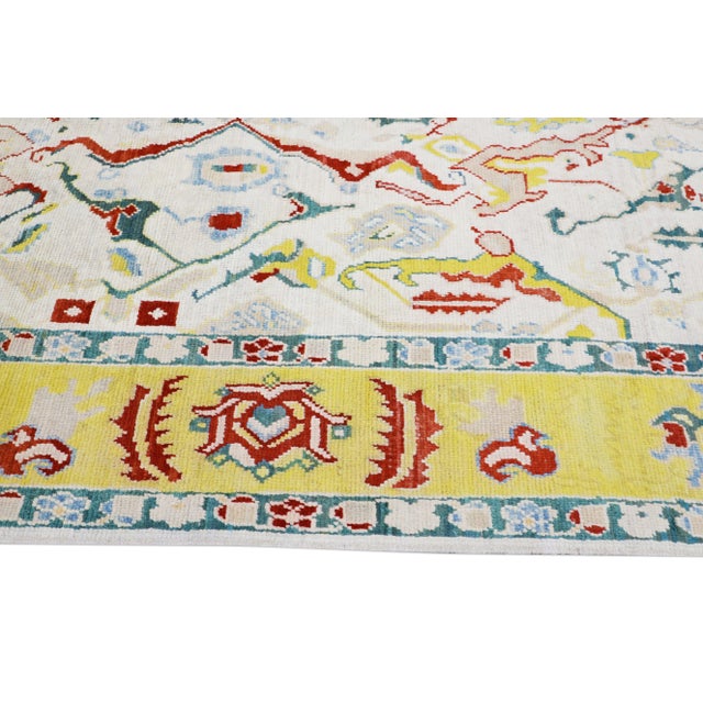 Early 21st Century Modern Turkish Oushak Rug 8'1" x 10' For Sale - Image 5 of 10