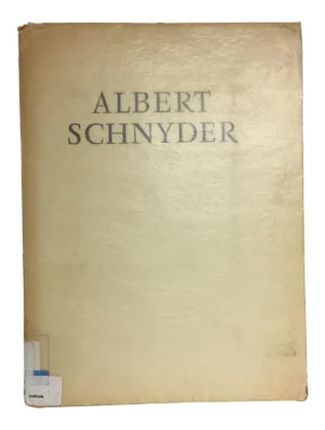 Albert Schnyder Folio Landscapes and Portraits, 1951