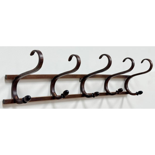 Mid-Century Modern Vintage Bentwood Hat and Coat Hook For Sale - Image 3 of 8