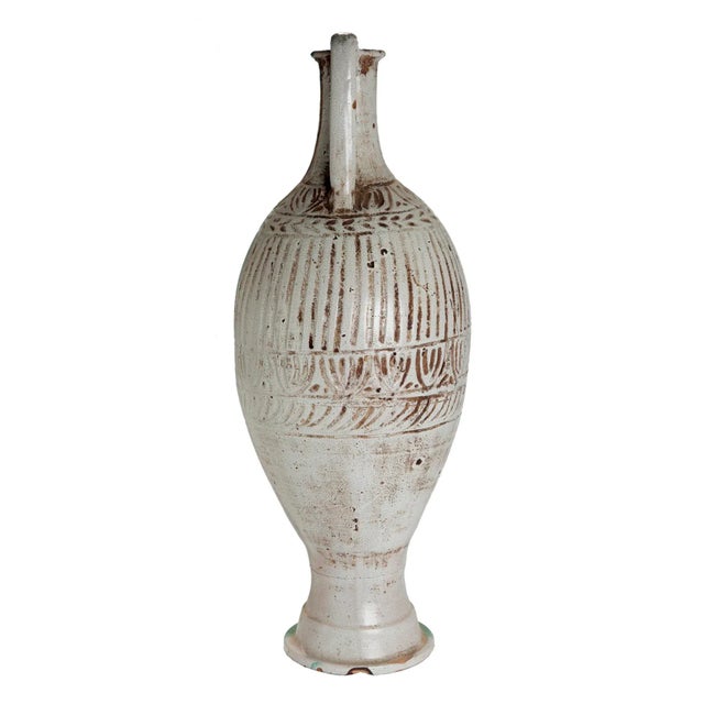 Ceramic Mid 20th Century Moroccan Ceramic Urn For Sale - Image 7 of 11