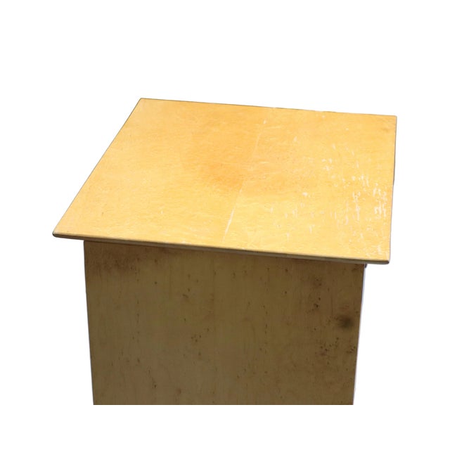 1990s Vintage American Artech Hickory Kaylyn Birdseye Maple Night Stand For Sale - Image 5 of 11