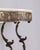 Beige Vintage Console Table in Brass and Marble, Italy, 1950s For Sale - Image 8 of 12