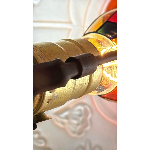 Mid 20th Century Vintage Victorian Boudoir Table Lamp For Sale - Image 5 of 12