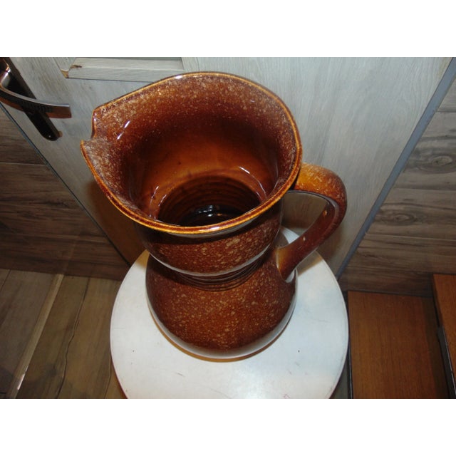 New look, Bolesławiec ceramic vase, vintage from the 1950s-1970s, dimensions: height 50.5 cm, diameter at the top 20.5 cm.