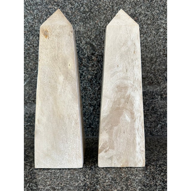 Traditional Vintage Italian Marble Obelisks - A Pair For Sale - Image 3 of 13