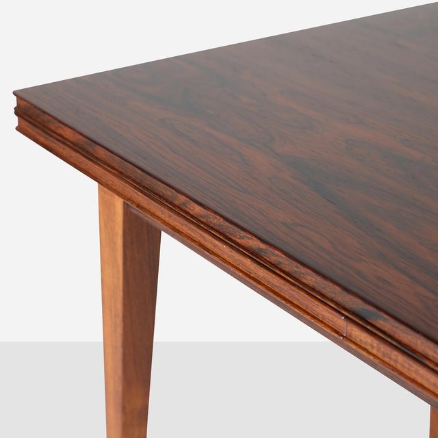 1960s Rosewood Extendable Coffee Table for Haslev Møbelsnedkeri For Sale In San Francisco - Image 6 of 8