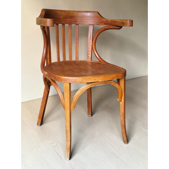 Mid-Century Modern Office Chair No. 21 by Baumann, 1950 For Sale - Image 3 of 10
